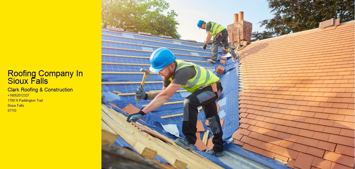 Roofing Company In Sioux Falls